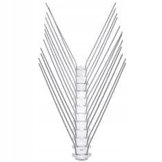 KADAX Bodice proti pticam iz nerjavečega jekla, 16 cm, močne, 9 kosov, 3 m