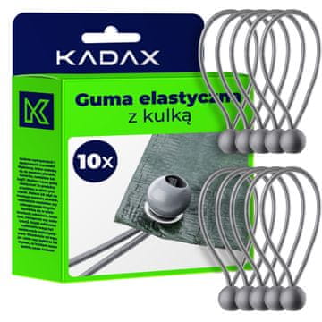 KADAX Komplet gumic z žogicami 10 kosov, 15 cm, močne za pritrjevanje ponjav