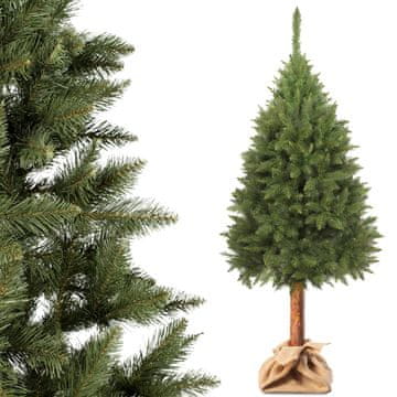 KADAX Umetno božično drevo na deblu 180 cm, gosta smreka, zelena, stabilna
