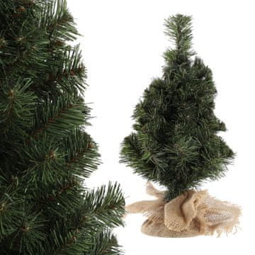 KADAX Majhno umetno božično drevo, realistično, 60 cm, zeleno, za mizo, brez jute