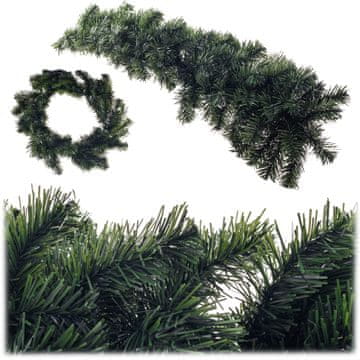 KADAX Božična girlanda, 100 cm, umetna smreka, zelena