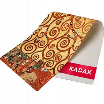 KADAX Dekorativni namizni tekač iz filca s potiskom, dimenzije 95x33 cm