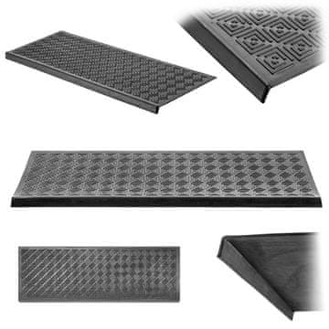 KADAX Gumijasta predprtilnica za stopnice, odprta, 75 cm, zunanja, protizdrsna