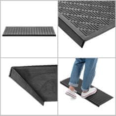 KADAX Gumijasta predprtilnica za stopnice, odprta, 75 cm, zunanja, protizdrsna