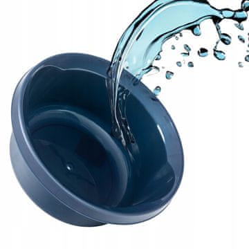 KADAX Okrogla plastična posoda za perilo, 4L, temno modra