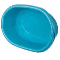 KADAX Ovalna plastična posoda za perilo 30L z ergonomskimi ročaji