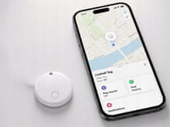 Verkgroup Mini obesek iskalec ključev bluetooth GPS lokator IOS bel