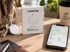 Verkgroup Mini obesek iskalec ključev bluetooth GPS lokator IOS bel