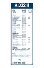 Bosch Rear A332H zadnja metlica brisalca, 330 mm (3397008635)