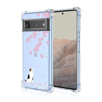 Infostyle Antishock ovitek Catflower za Google Pixel 6 – roza