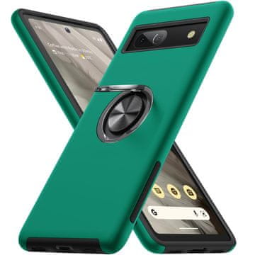 Infostyle AOUIA ovitek z ring stojalom za Google Pixel 7a – temno zelena
