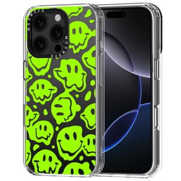 Infostyle MOSNOVO ovitek iPhone 16 Pro - Distorted Green Smiley Face