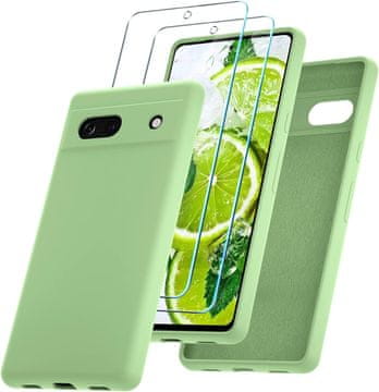 Infostyle Ovitek za Google Pixel 8 + 2 zaščitni stekli – zelena
