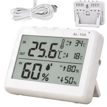 Verkgroup Digitalna vremenska postaja LCD termometer higrometer zunanji senzor