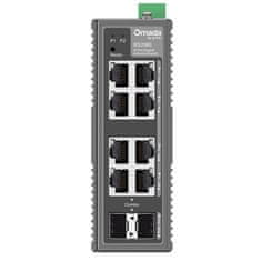 TP-Link Omada IES208G 8-portno 6x Gigabit RJ45, 2x Gigabit RJ45/SFP Combo industrijsko Easy Managed stikalo switch