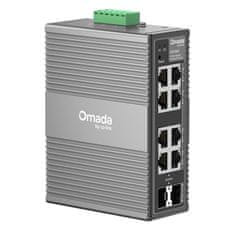 TP-Link Omada IES208G 8-portno 6x Gigabit RJ45, 2x Gigabit RJ45/SFP Combo industrijsko Easy Managed stikalo switch