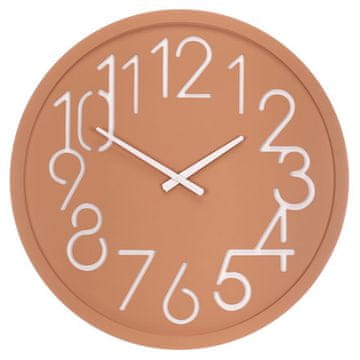 Autronic Stenska ura pr. 60 cm, MDF, krem ??(HW4023 CRM)