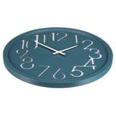 Autronic Stenska ura pr. 60 cm, MDF, modra (HW4023 MODRA)