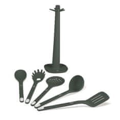 Berlingerhaus Komplet kuhinjskega pribora LP-BH-265 set v stojalu 6 kosov mat zelena kolekcija