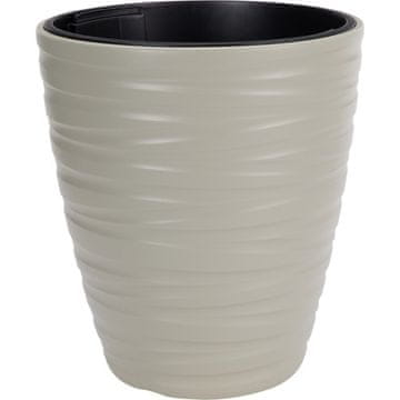 ProGarden Cvetlični lonec KO-Y89300850 plastika 37,5 x 41,9 cm siva
