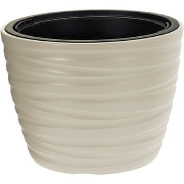 ProGarden Cvetlični lonec KO-Y89300700 plastika 37,5 x 27,9 cm siva
