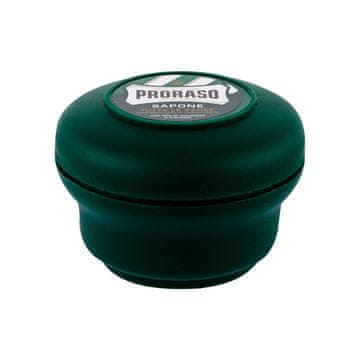 Proraso Green Shaving Soap In A Jar trdo milo za britje z mentolom in evkaliptusom za moške