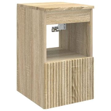Vidaxl Kopalniška omarica Sonoma hrast 30 x 41 x 50 cm Inženirski les