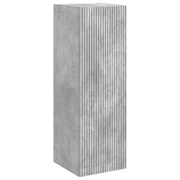 Vidaxl Omejen kabineta za kopalnico Betonsko siva 33 x 34,5 x 60 cm
