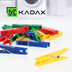 KADAX Štipalke za perilo, barvite, močne, 20 kosov