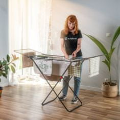 KADAX Zložljiv stoječi sušilni stroj za perilo, velikost 18 m, primeren za balkon