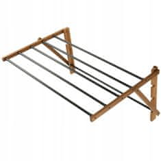 KADAX Leseno stensko stojalo za perilo 85 cm – ekološka alternativa