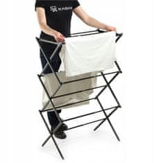 KADAX Vertikalno stojalo za perilo Ferrara, 104 cm, jeklena konstrukcija