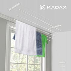 KADAX Sušilni stroj za perilo, stropni, 5 palic, 100 cm, trpežen