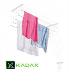 KADAX Sušilni stroj za perilo, stropni, 5 palic, 100 cm, trpežen
