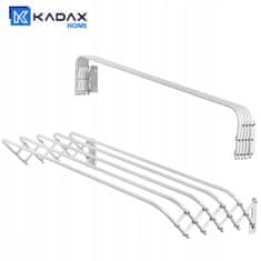 KADAX Zložljivi stenski sušilnik perila, 100 cm, harmonika