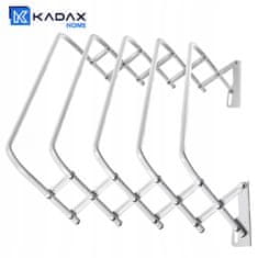 KADAX Zložljivi stenski sušilnik perila, 100 cm, harmonika