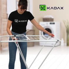 KADAX Stoječi zložljiv sušilni stroj za perilo, stabilen, 182 cm, z veliko površino za sušenje