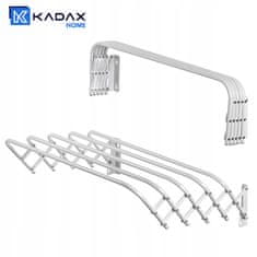 KADAX Stenski harmonikasti sušilnik perila 60 cm