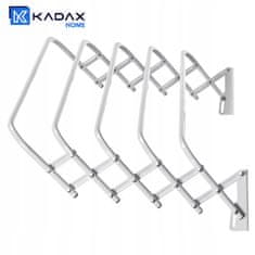 KADAX Stenski zložljivi sušilnik perila, 80 cm
