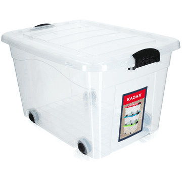 KADAX Velik plastični zaboj za igrače, 60 l