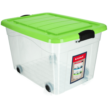 KADAX Velik plastični zaboj za igrače, prostornina 60 l