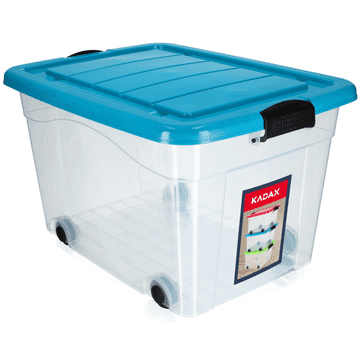 KADAX Velik plastični zaboj za igrače, 60 l