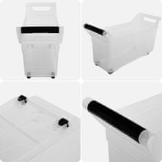 KADAX Organizator za omaro s kolesi, 48x17x25 cm, 17 l
