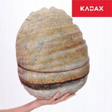 KADAX Dekorativna blazina Jasiek 38x30 cm, mehak in udoben žamet v videzu naravnega kamna