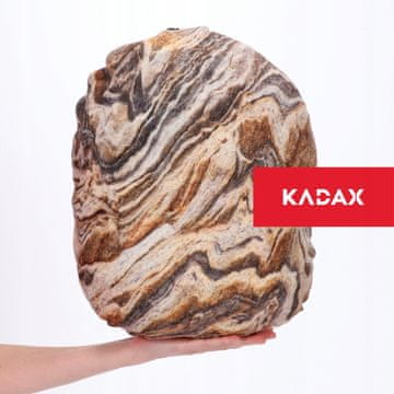 KADAX Dekorativna blazina 38x30 cm Jasiek v obliki naravnega kamna