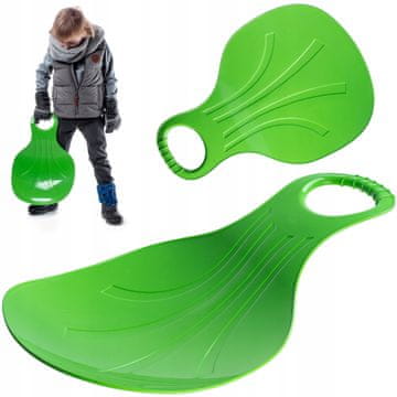KADAX Otroški snežni tobogan Apple, plastičen, dimenzij 52 x 35,5 x 30 cm, za otroke od 3 let