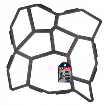 KADAX Kalup za tlakovce 50x50 cm, polna matrica, iz trpežne plastike