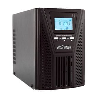 Gembird EG-UPSO-1000 UPS brezprekinitveno napajanje 1xSchuko, 3xIEC C13 , 1000VA, 900W, LCD, RJ11/RJ45, USB, Soros port