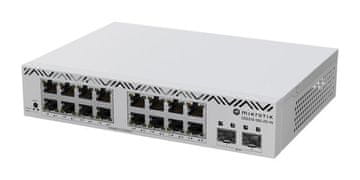 Mikrotik CSS318-16G-2S+IN 18x LAN vrata, 16x Gigabit LAN, SFP vrata 2, Upravljano, Rack, Kovinsko ohišje switch