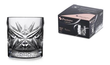 Pasabahce CIELO, WHISKY, KOZARCI ZA VISKI/VODO IZ KRISTALINA, 210 ML, 4 KOS
